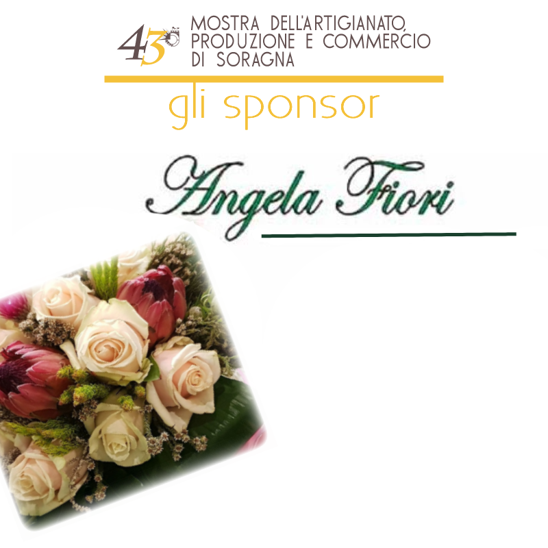Sponsor mostra dell'artigianato di Soragna 2022:Angela fiori