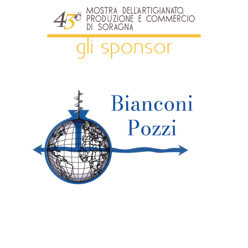 Sponsor mostra dell'artigianato di Soragna 2022: Bianconi Pozzi