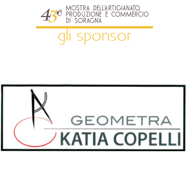 Vi presentiamo gli sponsor della mostra dell'artigianato di Soragna 2022: Geometra Katia Copelli