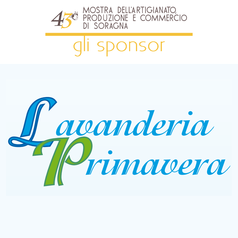 Vi presentiamo gli sponsor della mostra dell'artigianato di Soragna 2022: lavanderia Primavera
